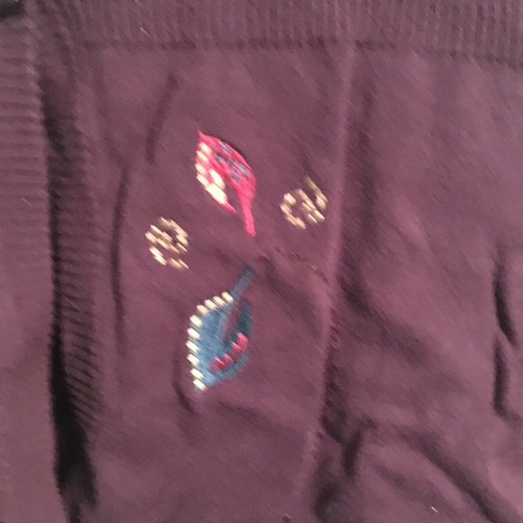 Purple falling leaves top - Picture 3 of 7